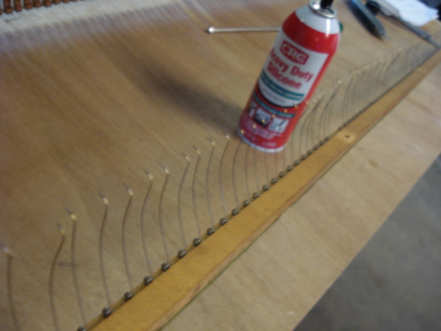 A14 Strengthen & clean hammer rail springs A14 Strengthen & clean hammer rail springs
